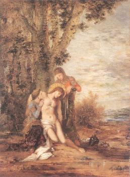 Gustave Moreau : The Martyred St Sebastian